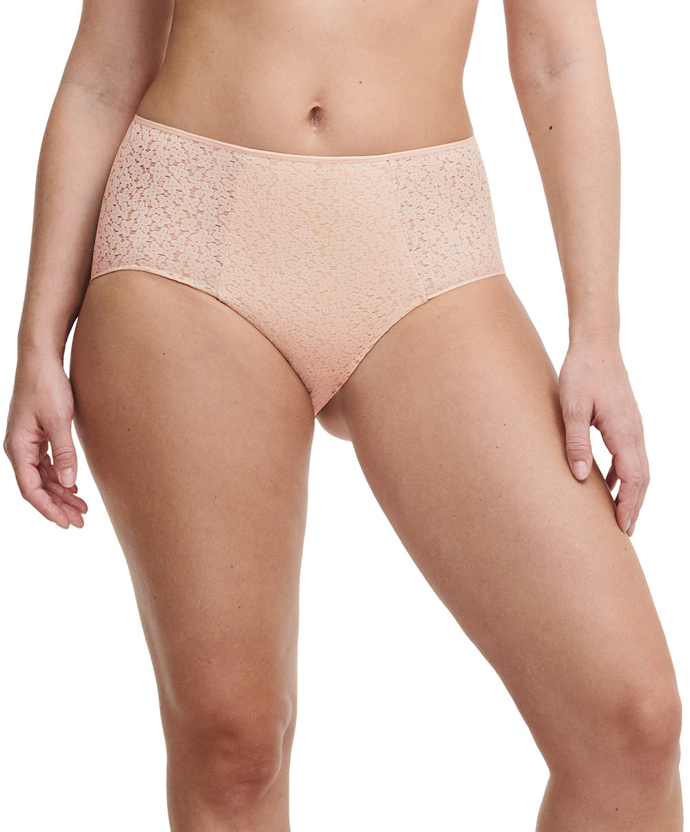 Culotte taille haute Chantelle Norah beige doré C13F30-01N
