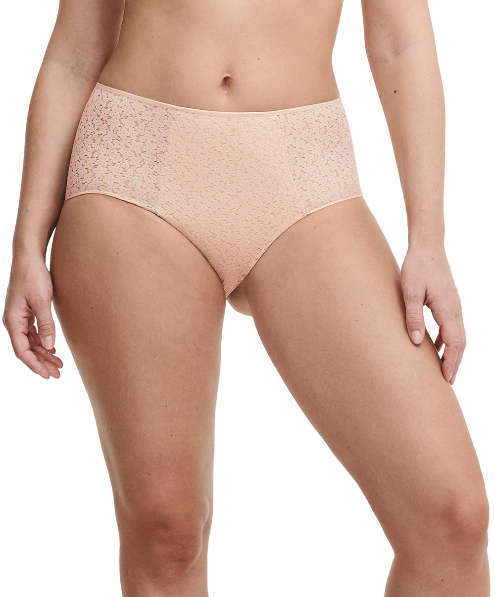 Culotte taille haute Chantelle Norah beige doré C13F30-01N