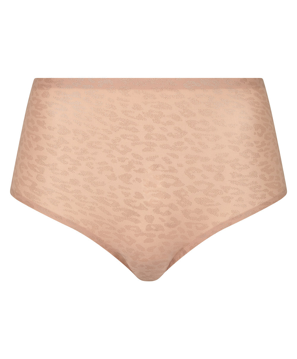 Culotte taille haute Chantelle Soft Stretch leo scintillant C11DC7-0X7