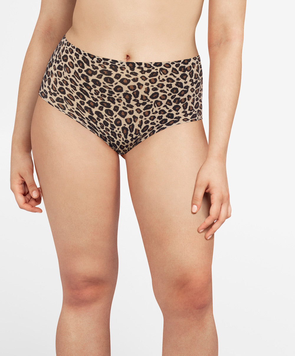 Culotte haute léopard Chantelle Soft Stretch léopard nude C11D70-0OZ