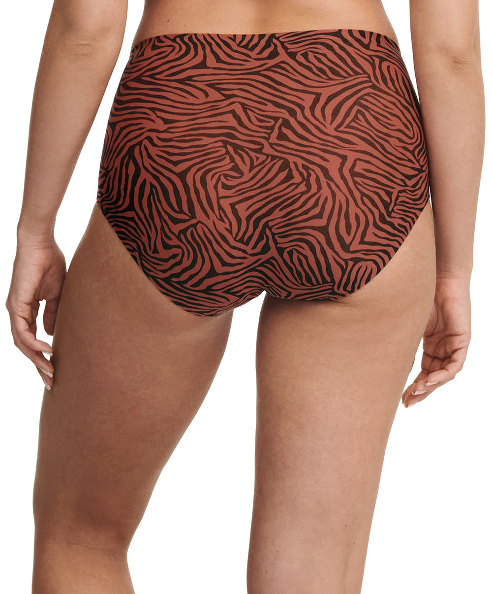 Culotte haute tigre Chantelle Soft Stretch safari chic C11D70-08X