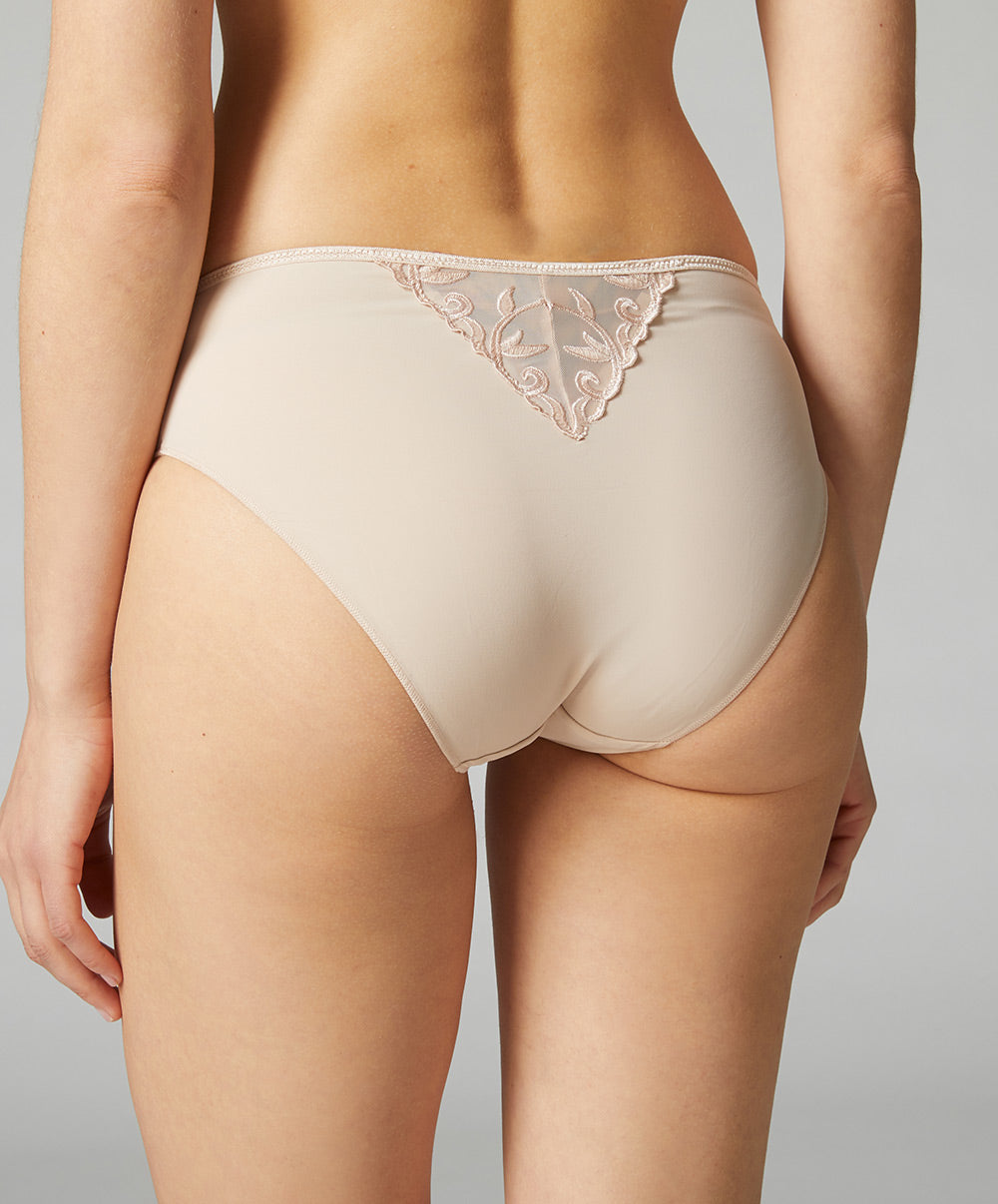 Culotte taille haute Simone Pérèle Andora peau rosée 131777-739