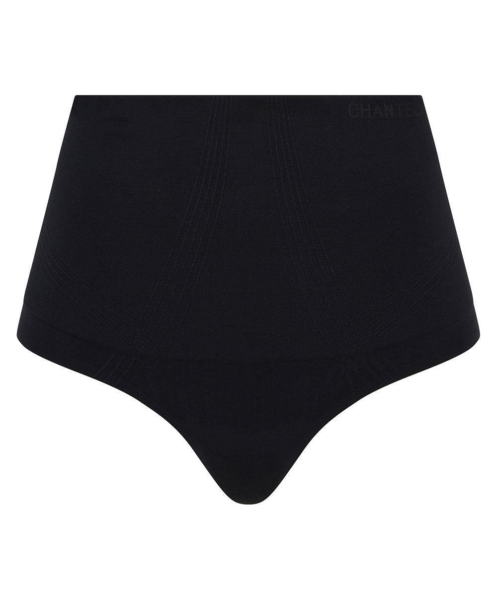 Culotte taille haute sculptante invisible Chantelle Smooth Comfort noir C10U70-011
