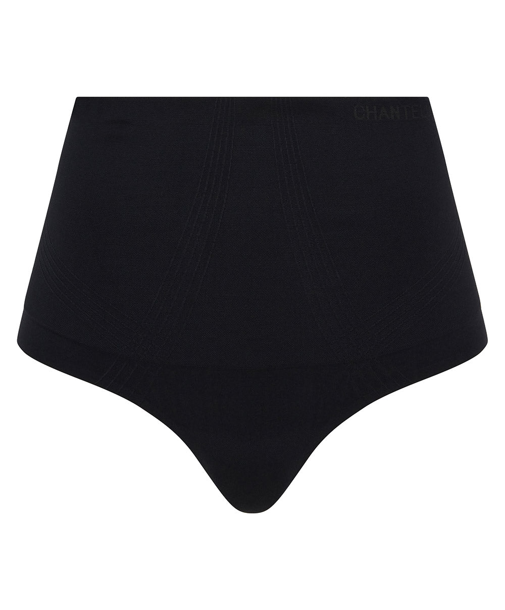 Culotte taille haute sculptante invisible Chantelle Smooth Comfort noir C10U70-011