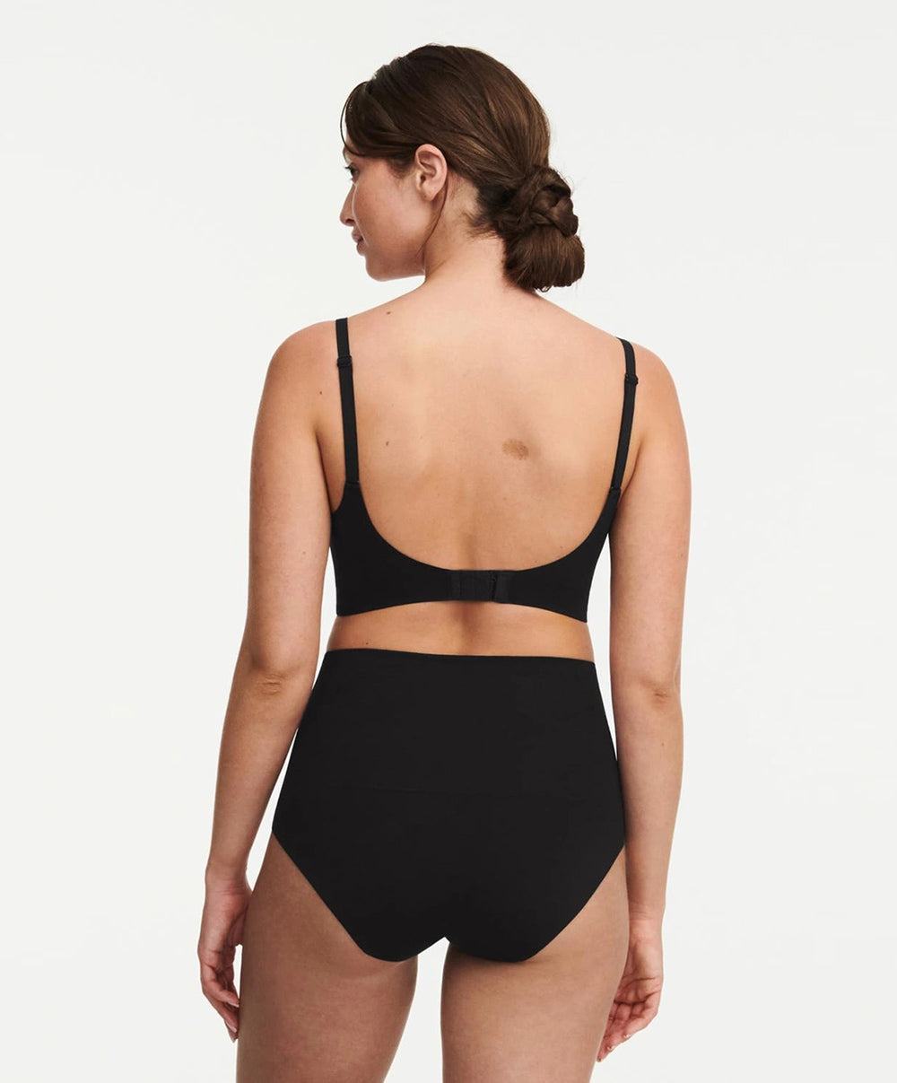 Culotte taille haute sculptante invisible Chantelle Smooth Comfort noir C10U70-011