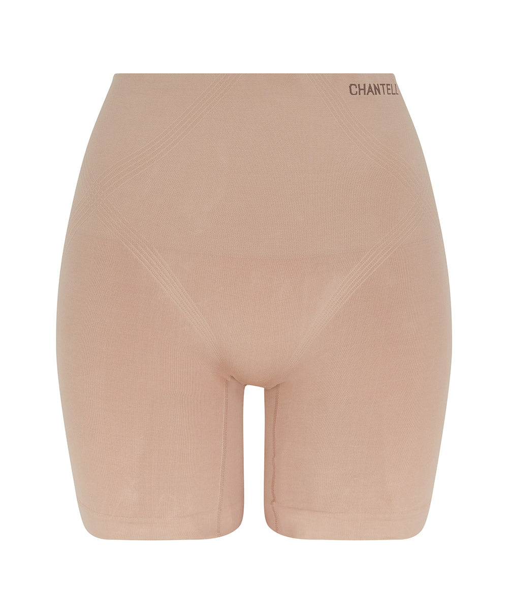 Cycliste taille haute sculptant invisible Chantelle Smooth Comfort clay nude C10U40-00Q