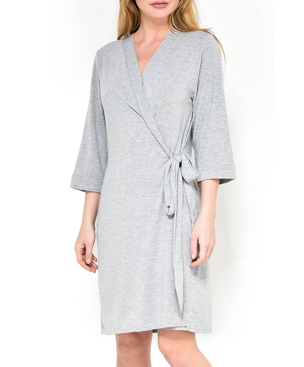 Déshabillé Simply Perfect chiné gris Antigel de Lise Charmel ENA7806-CG