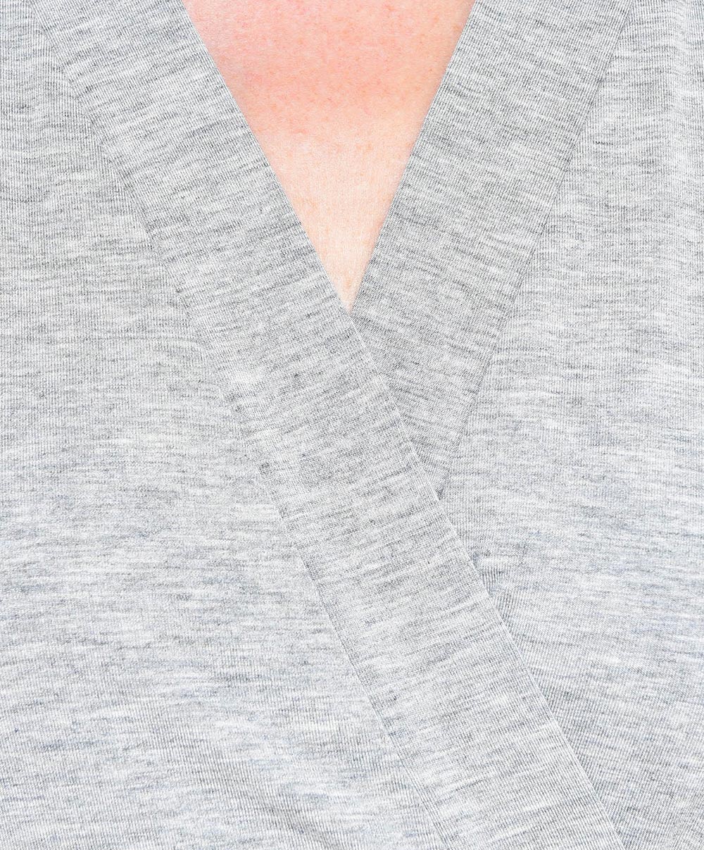 Déshabillé Simply Perfect chiné gris Antigel de Lise Charmel ENA7806-CG