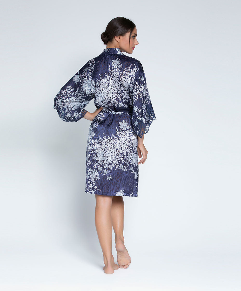 Déshabillé Lise Charmel Déesse en Glam marine argent ALH2015-MA