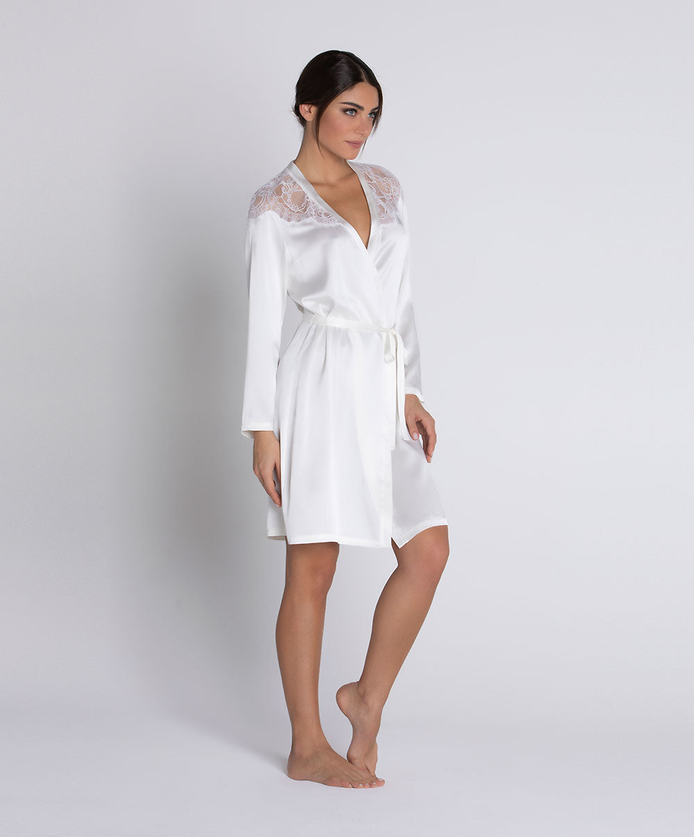 Déshabillé Lise Charmel Source Beauté ecru nacre ALH2072-EN