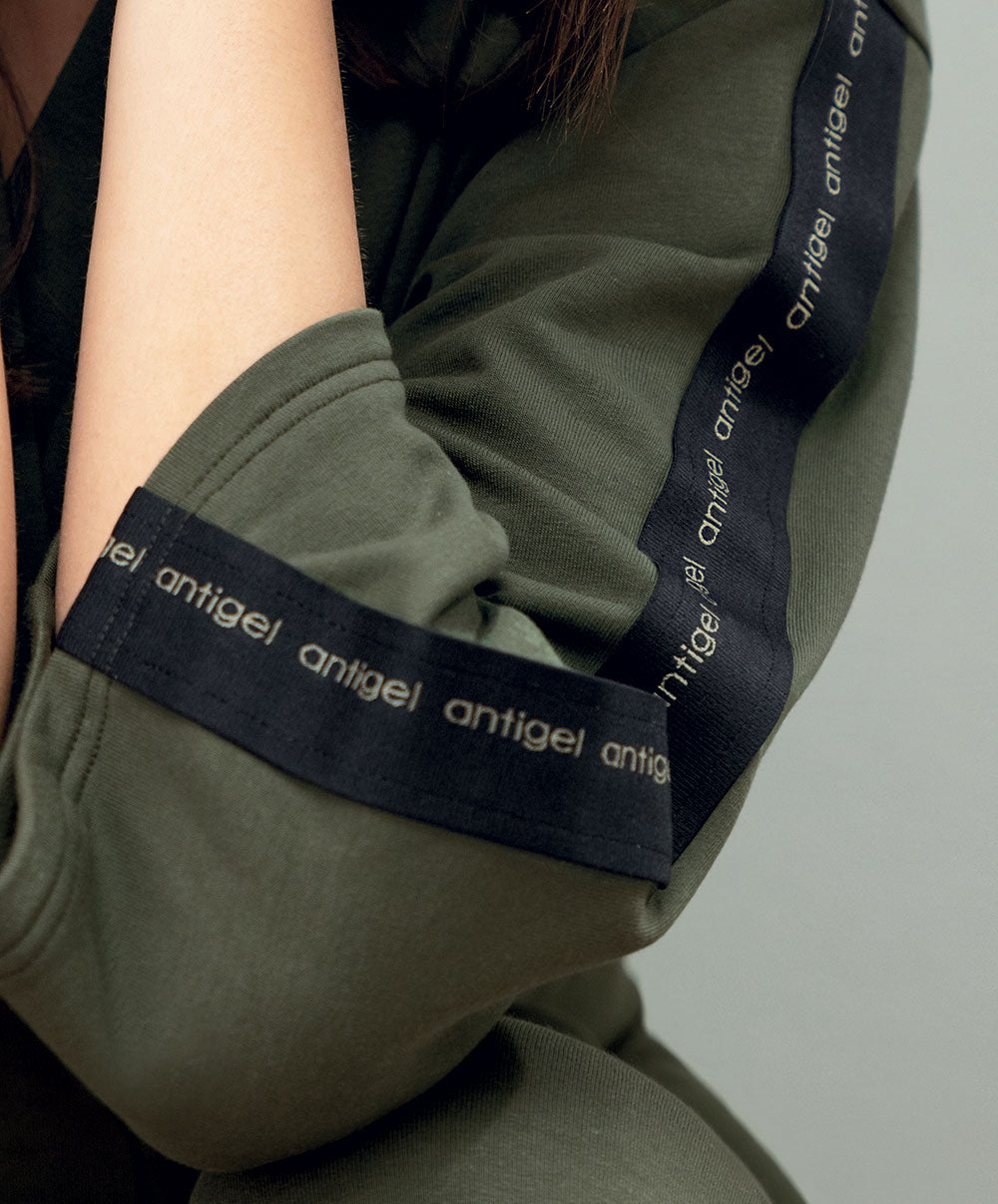 Déshabillé court Antigel de Lise Charmel Tressage Graphic éclat aventure kaki ELC1937-EA