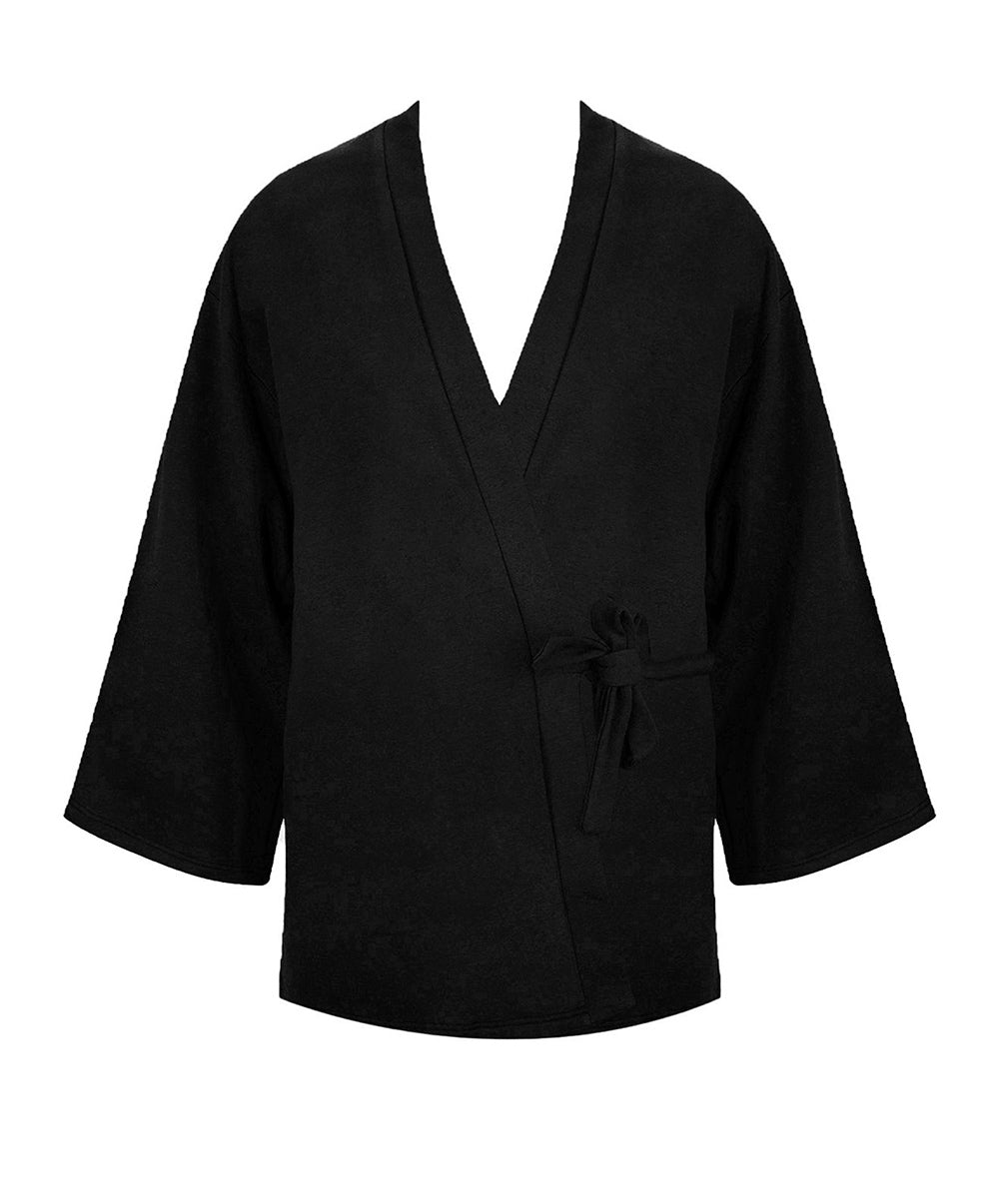 Déshabillé court Antigel de Lise Charmel Tressage Graphic noir ELC1937-TN