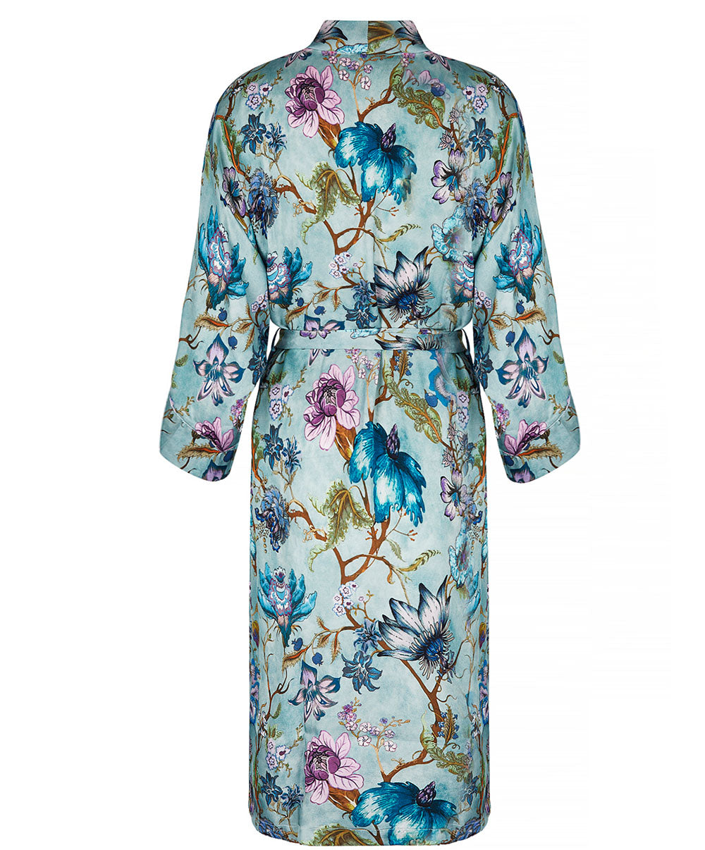 Deshabille en satin de viscose Reve en fleurs opale Lise Charmel ALJ2043 RO packshot 2