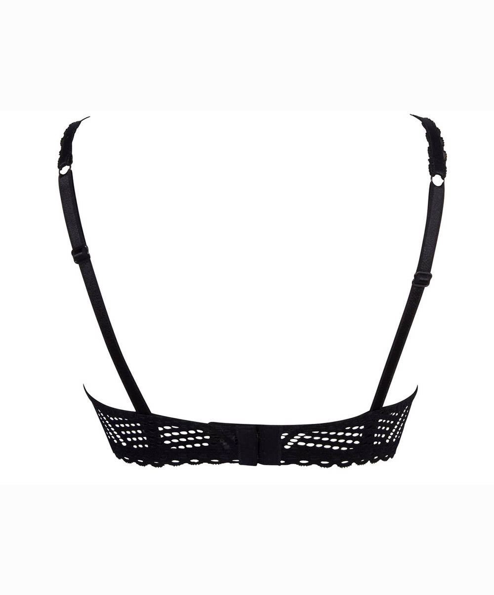 Soutien-gorge sans armature Antigel de Lise Charmel Tressage Graphic noir ECC6537-TN