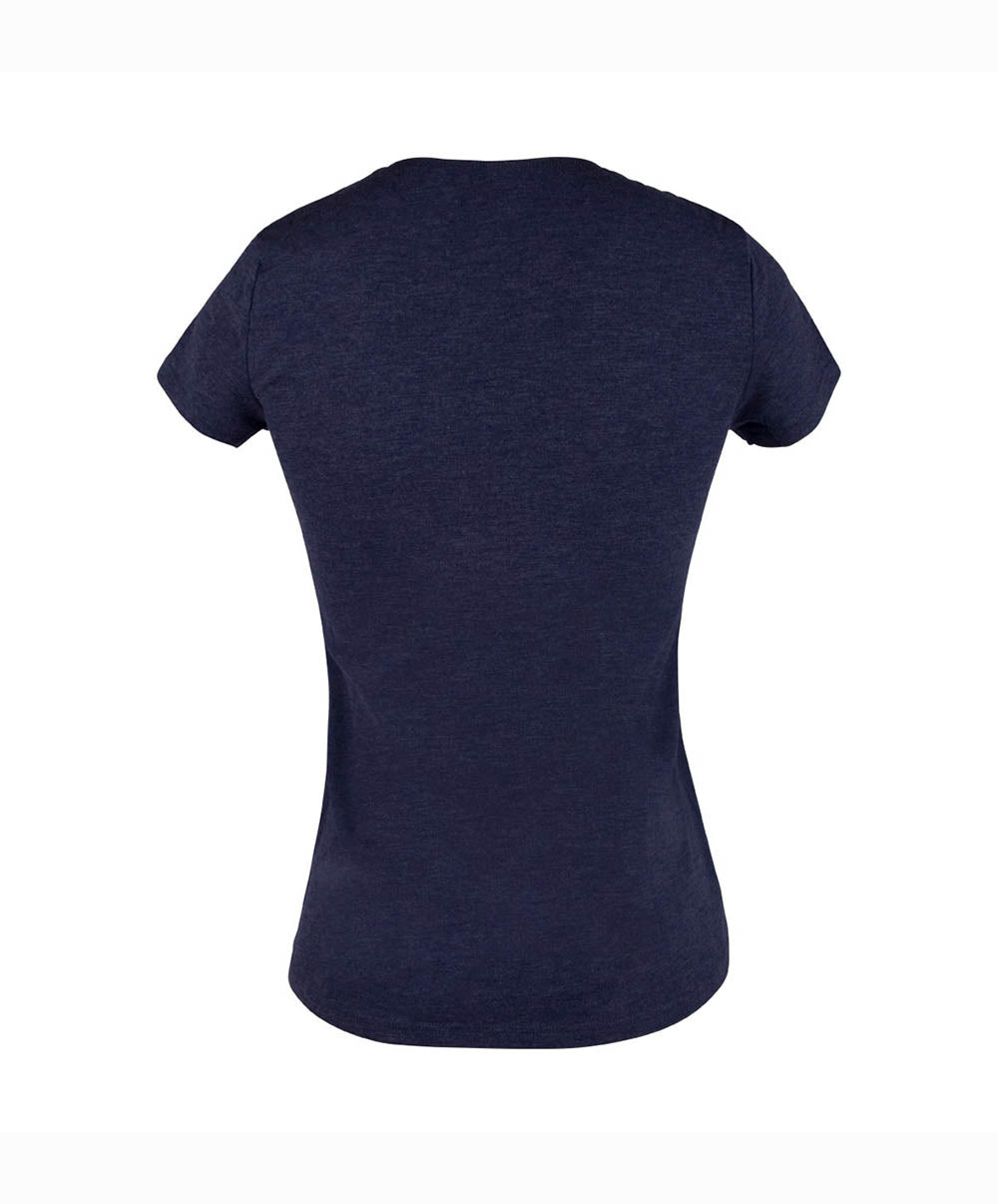T-shirt manches courtes col en V Antigel de Lise Charmel Simply Perfect bleu chiné ENA9106-BN