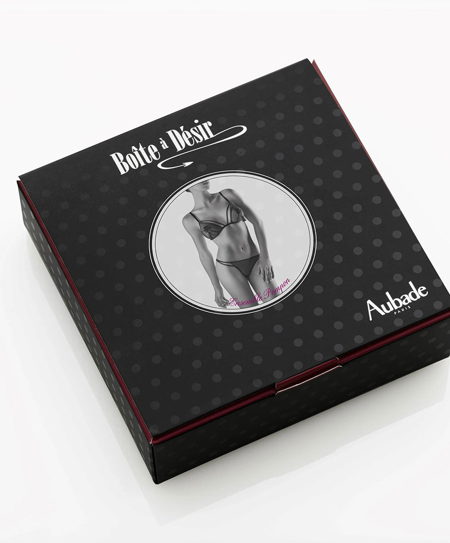 Ensemble sexy retro Boite a Desir Aubade P080G