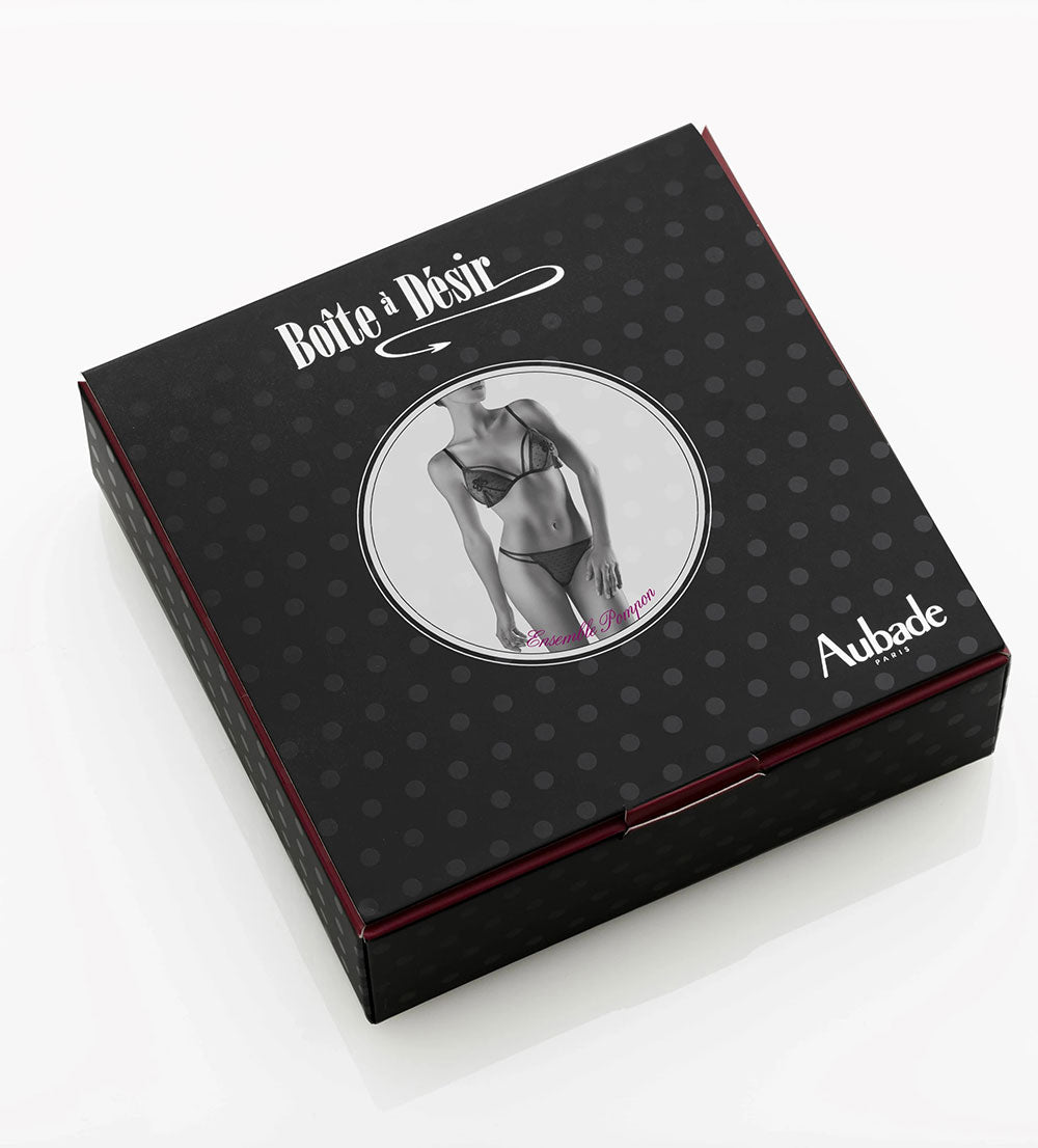 Ensemble sexy retro Boite a Desir Aubade P080G