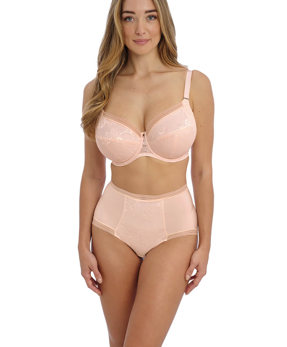 Culotte taille haute avec dentelle Fantasie Fusion lace Noir FL102352-BLH