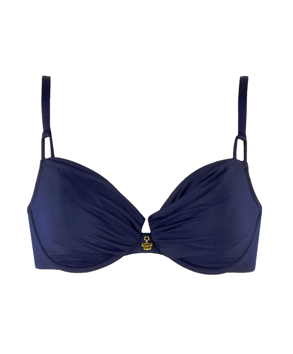 Haut de maillot de bain armatures Lise Charmel bain Sublime Drapé marine ABB6050-MP 10