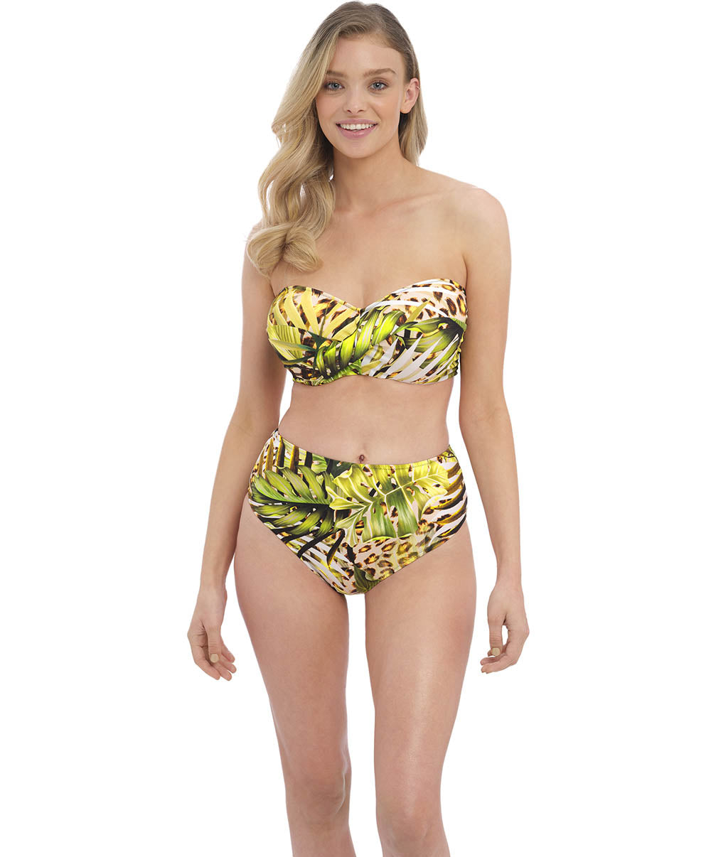 Haut de maillot de bain bandeau twisté Fantasie swim Kabini oasis FS502109-MUI