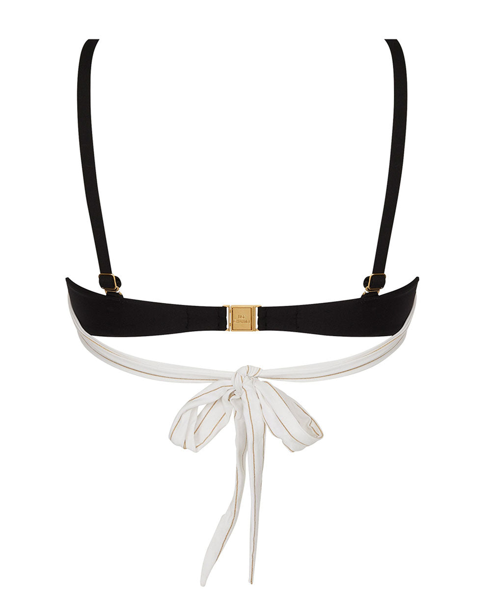 Haut de maillot de bain bandeau brassière Lise Charmel bain Audace Voyage noir ABB5074-VJ 100