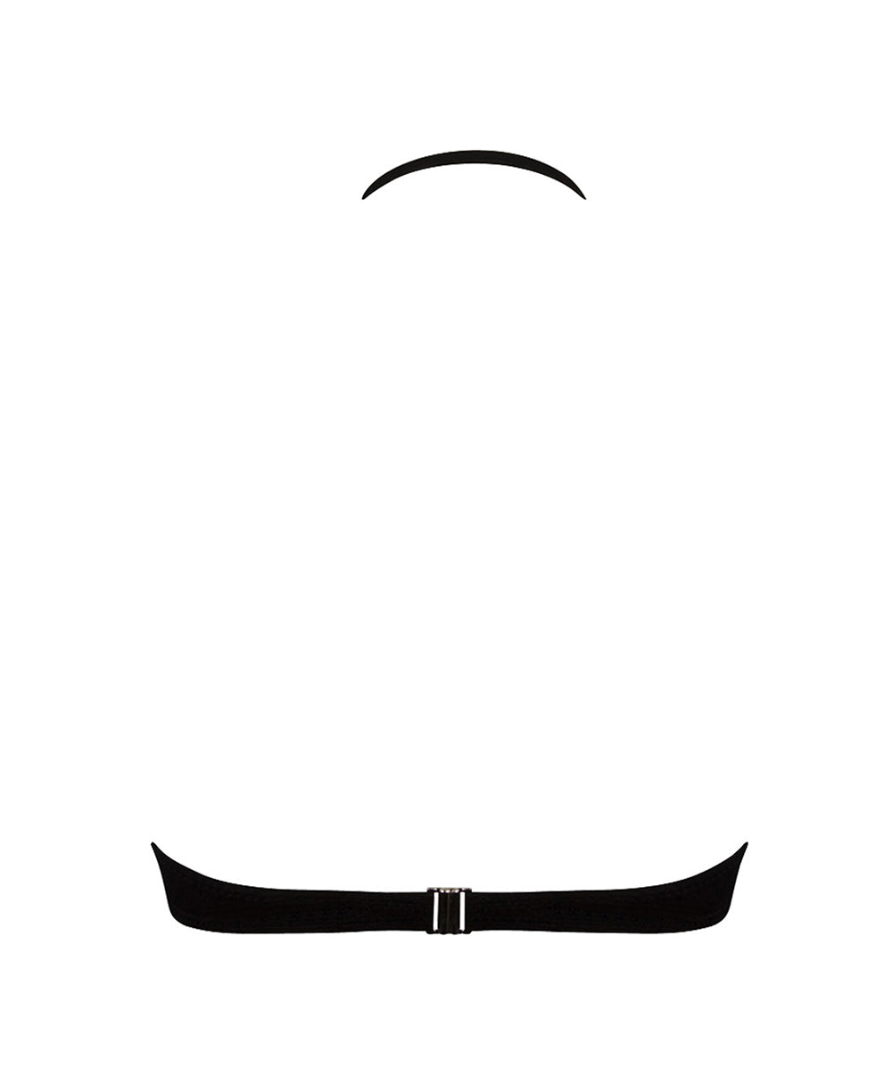 Haut de maillot de bain bandeau coque La Muse des Vagues noir Antigel Bain EBB7126-NO 10