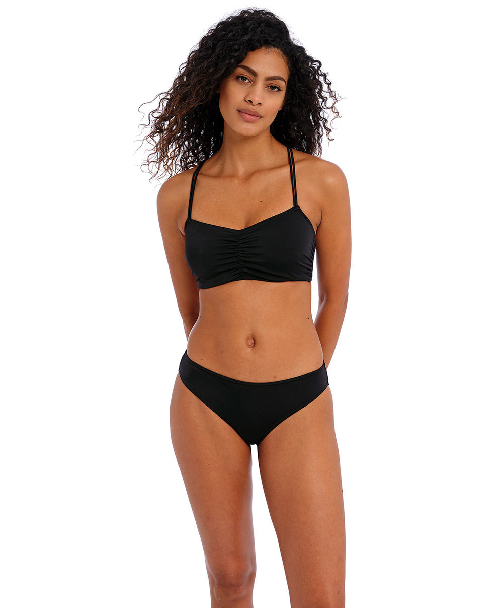 Haut de maillot de bain brassière souple Jewel Cove plain black Freya swim AS7239-PLK