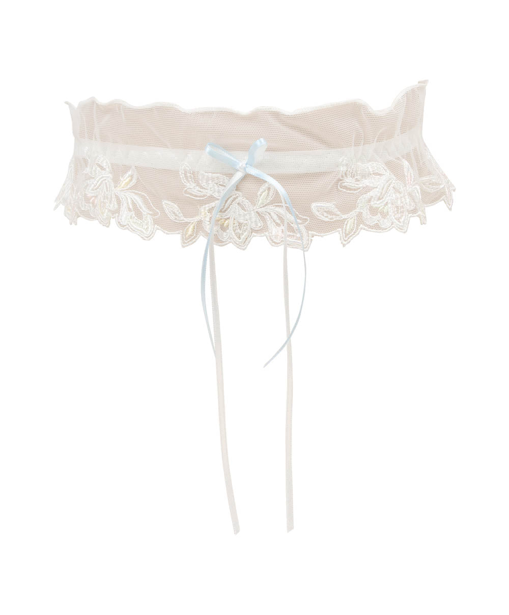 Jarretière Lise Charmel Imagine la beauté Nacre ACH5042-EN