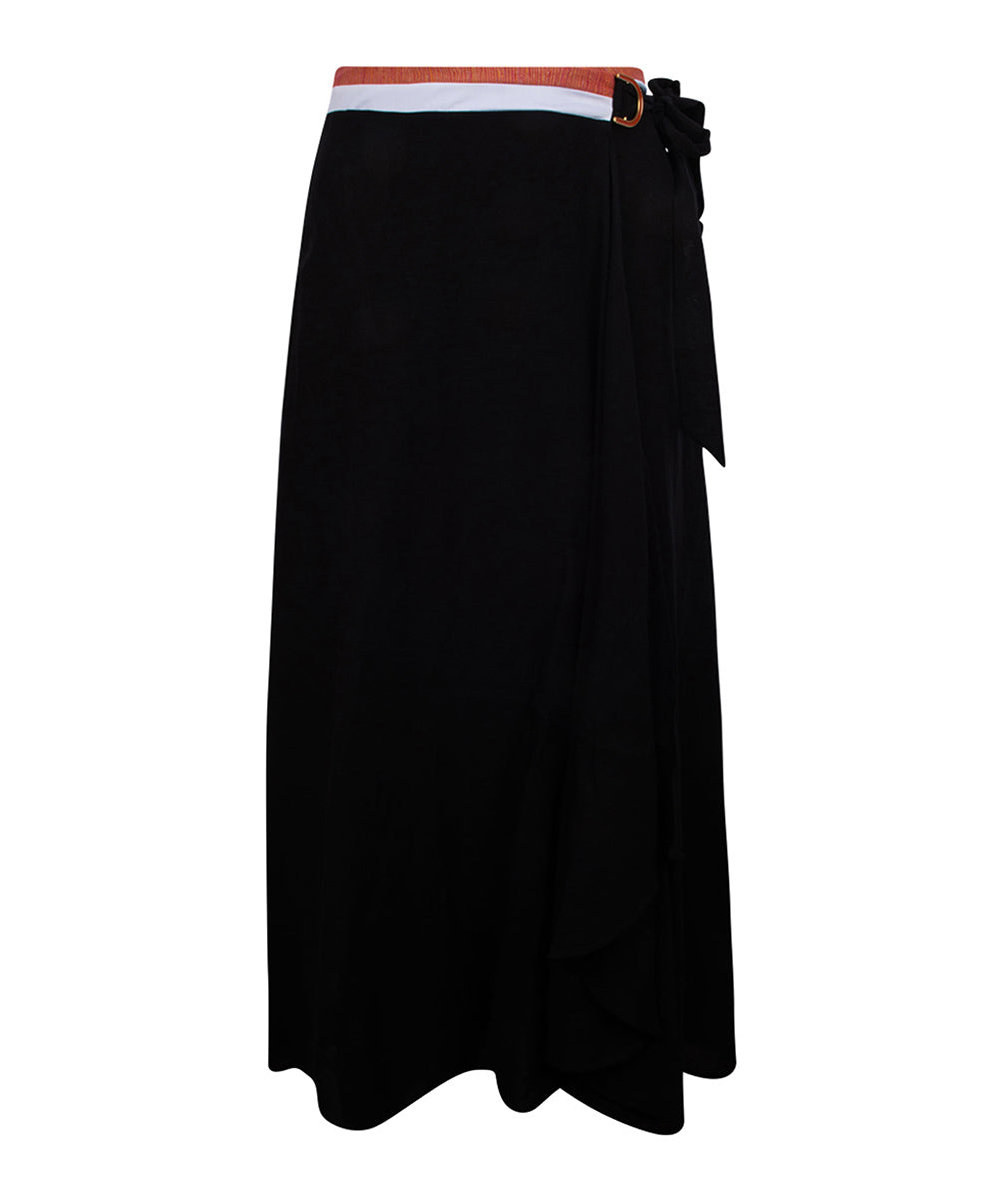 Jupe pareo de plage longue Lise Charmel bain Chic Aquatique ginger chic ASB5465-GC