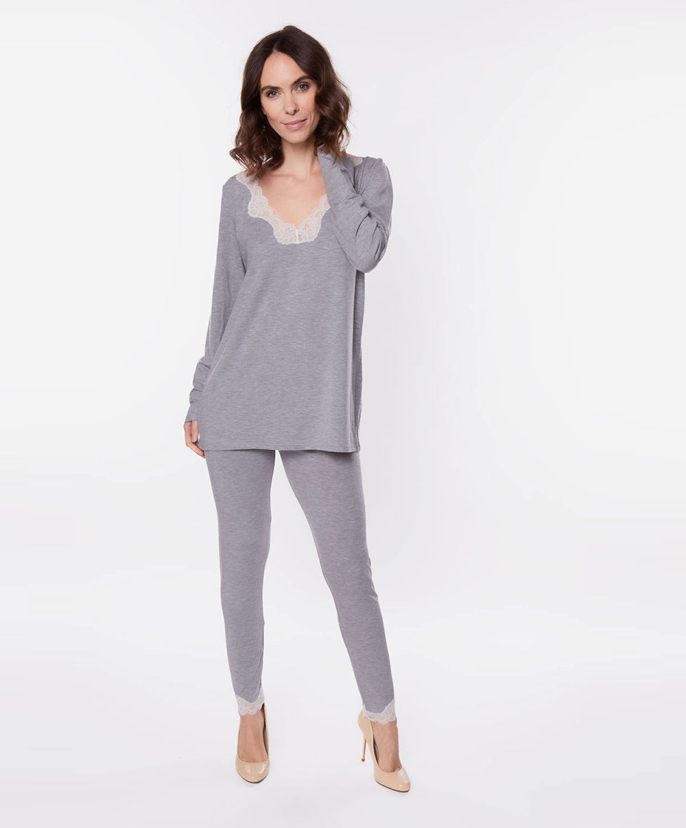 Leggings Antigel de Lise Charmel Simply Perfect chiné gris ENA0906-CG