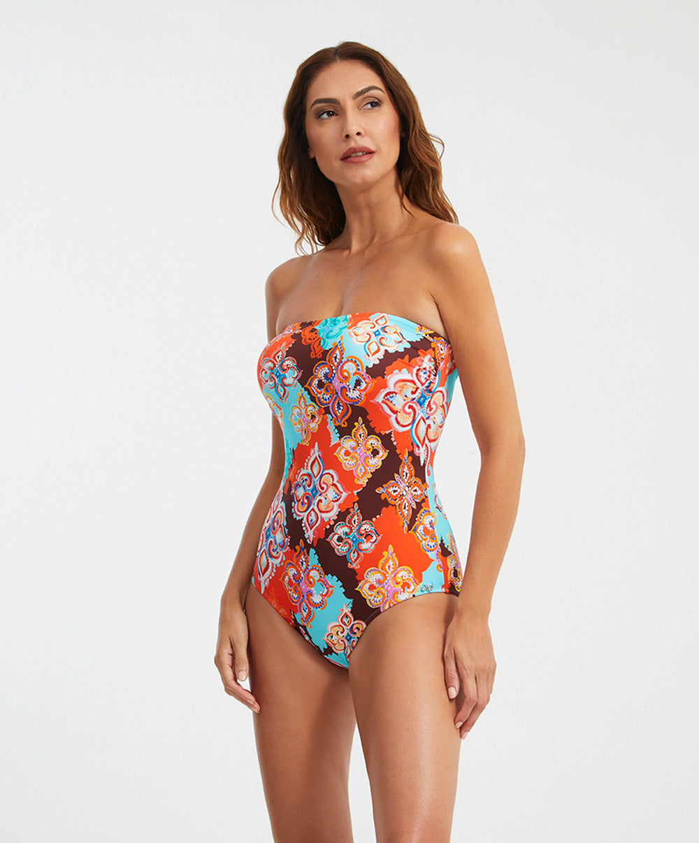 Maillot de bain 1 pièce sexy sans armatures Cabana Nuria Ferrer Swimwear & Beachwear NF-12245-UNIC-CABANA