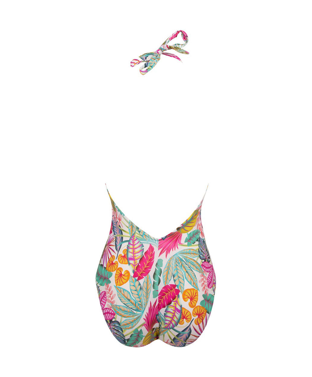 Maillot de bain 1 pièce nageur avec maintien La Muse des Îles multicolore Antigel Bain EBB9266-IP