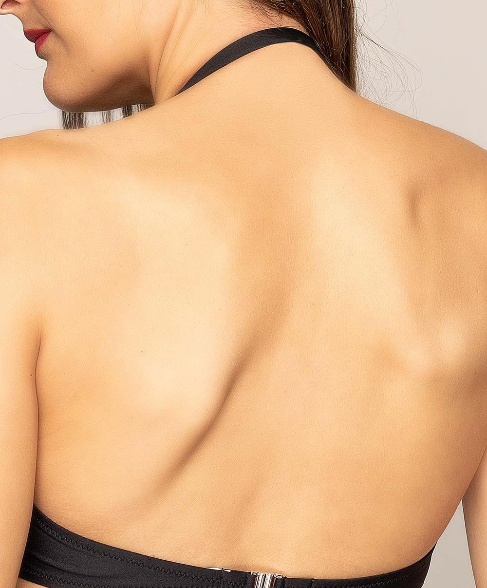 Maillot de bain bandeau coque La Costa Antigel noir Antigel Bain EBA7190-NO