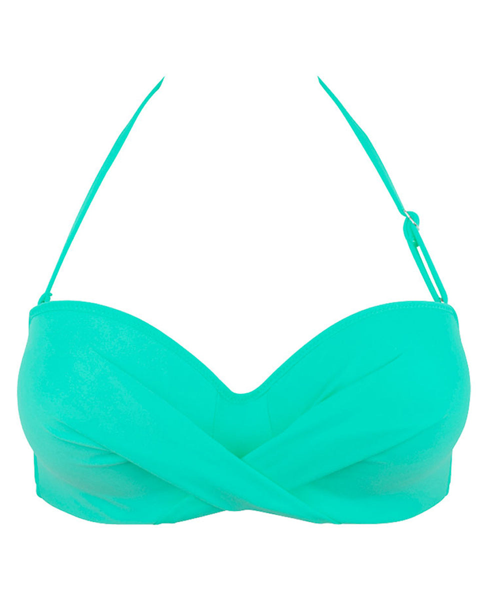 Maillot de bain bandeau coque La Chiquissima émeraude Antigel Bain EBB7114-MD 4
