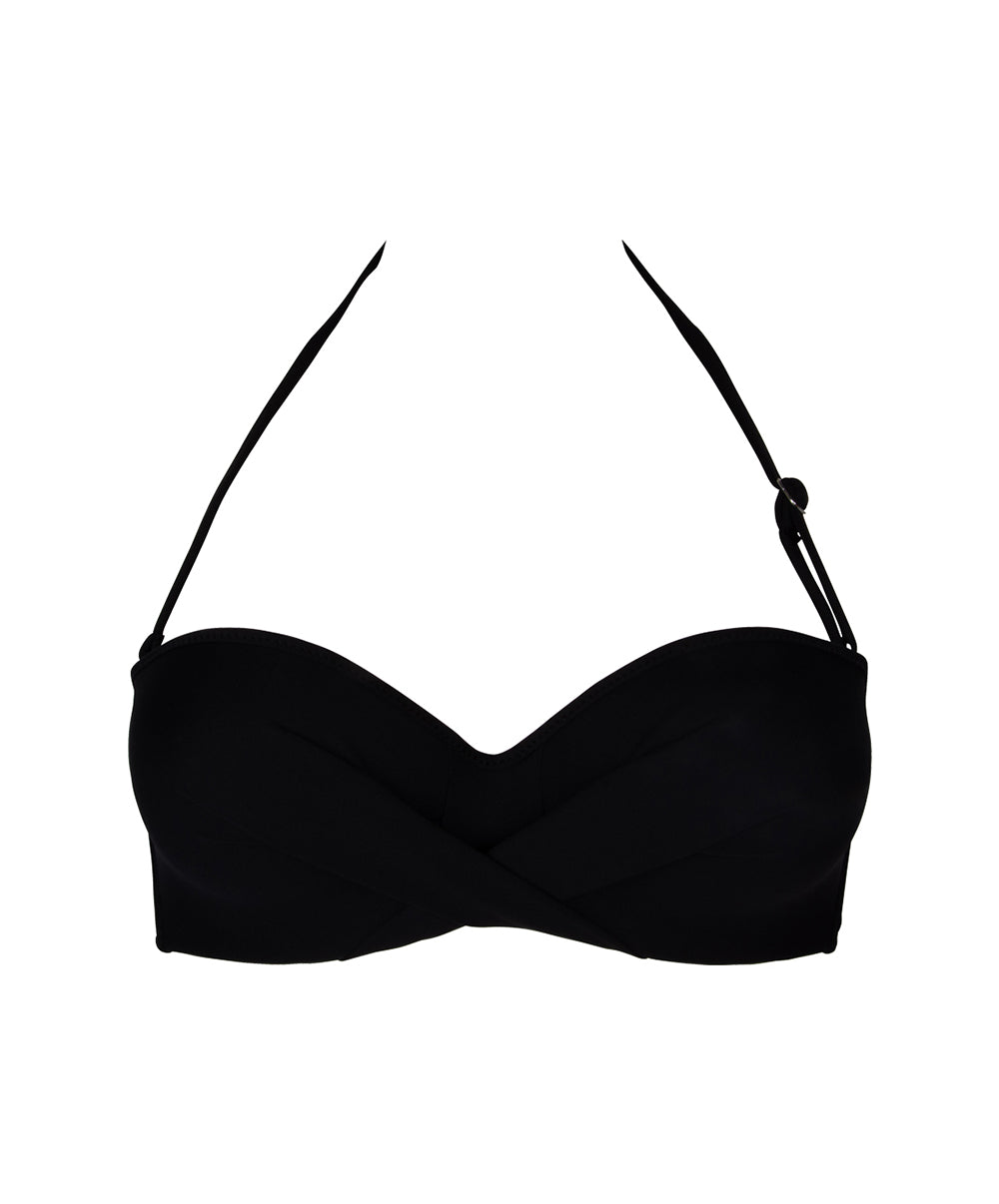 Maillot de bain bandeau coque La Chiquissima noir Antigel Bain EBB7114-NO 7