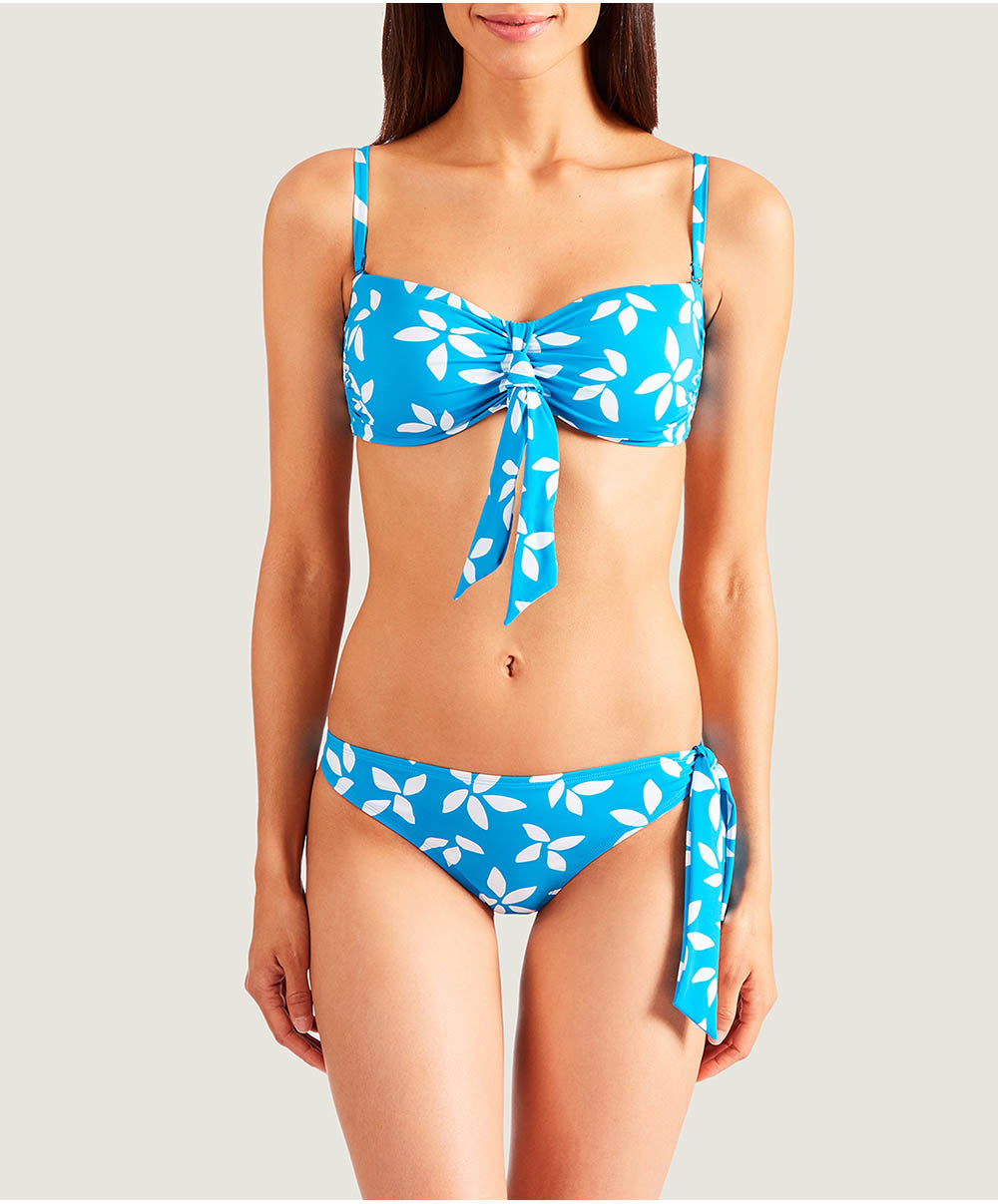 Maillot de bain bandeau Couleur d'été Tahitien bleu Aubade Bain PK06-O-TATO