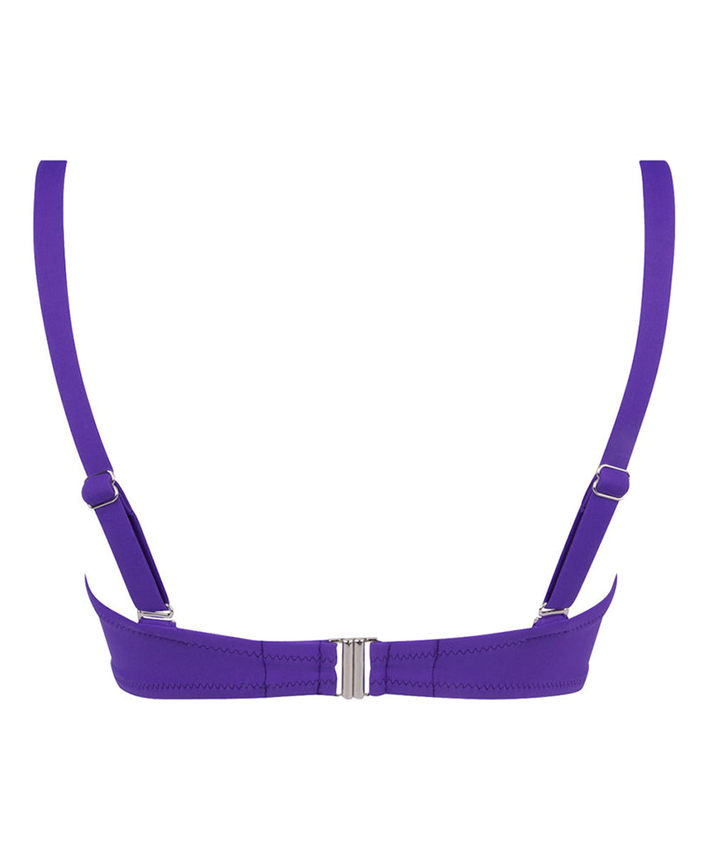 Maillot de bain bandeau grande taille La Chiquissima purple Antigel Bain FBB7114-MP 10