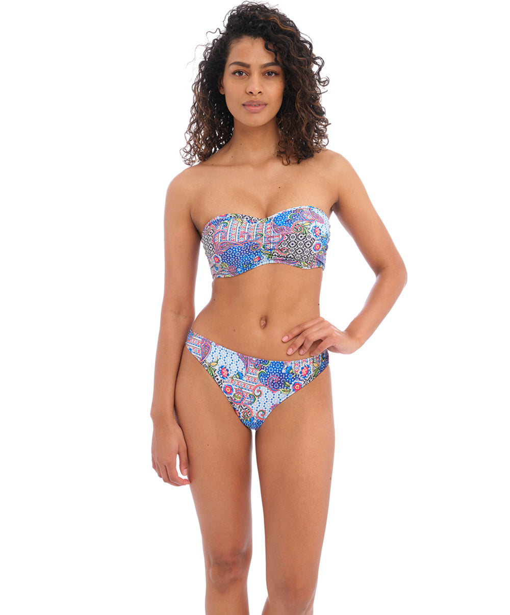 Maillot de bain bandeau paddé armatures multipositions Boho Breeze multicolore Freya swim AS202310-MUI
