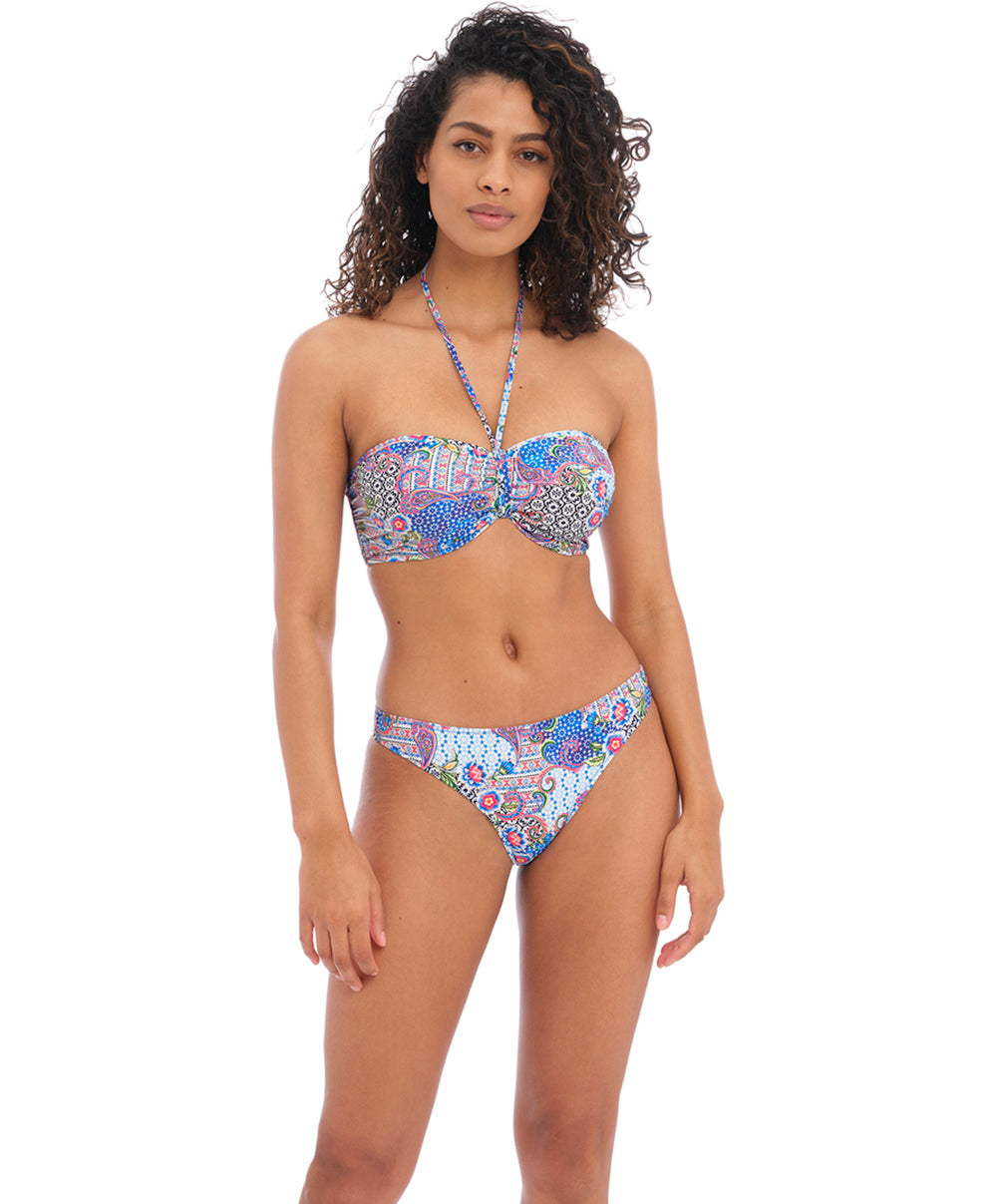 Maillot de bain bandeau paddé armatures multipositions Boho Breeze multicolore Freya swim AS202310-MUI