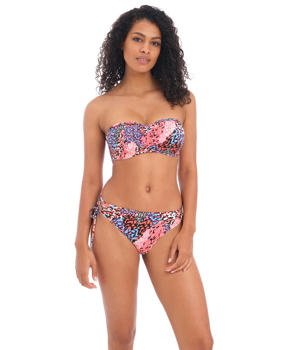 Maillot de bain bandeau paddé armatures multipositions Serengeti Haze multicolore Freya swim AS201810-MUI