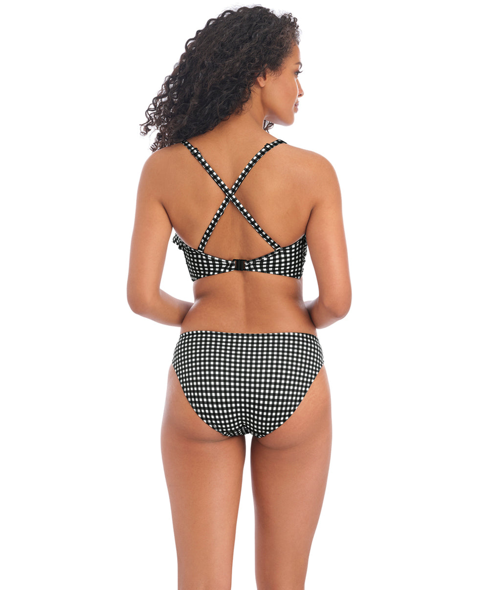 Maillot de bain bandeau paddé armatures multipositions Check In monochrome Freya swim AS201910-MOM