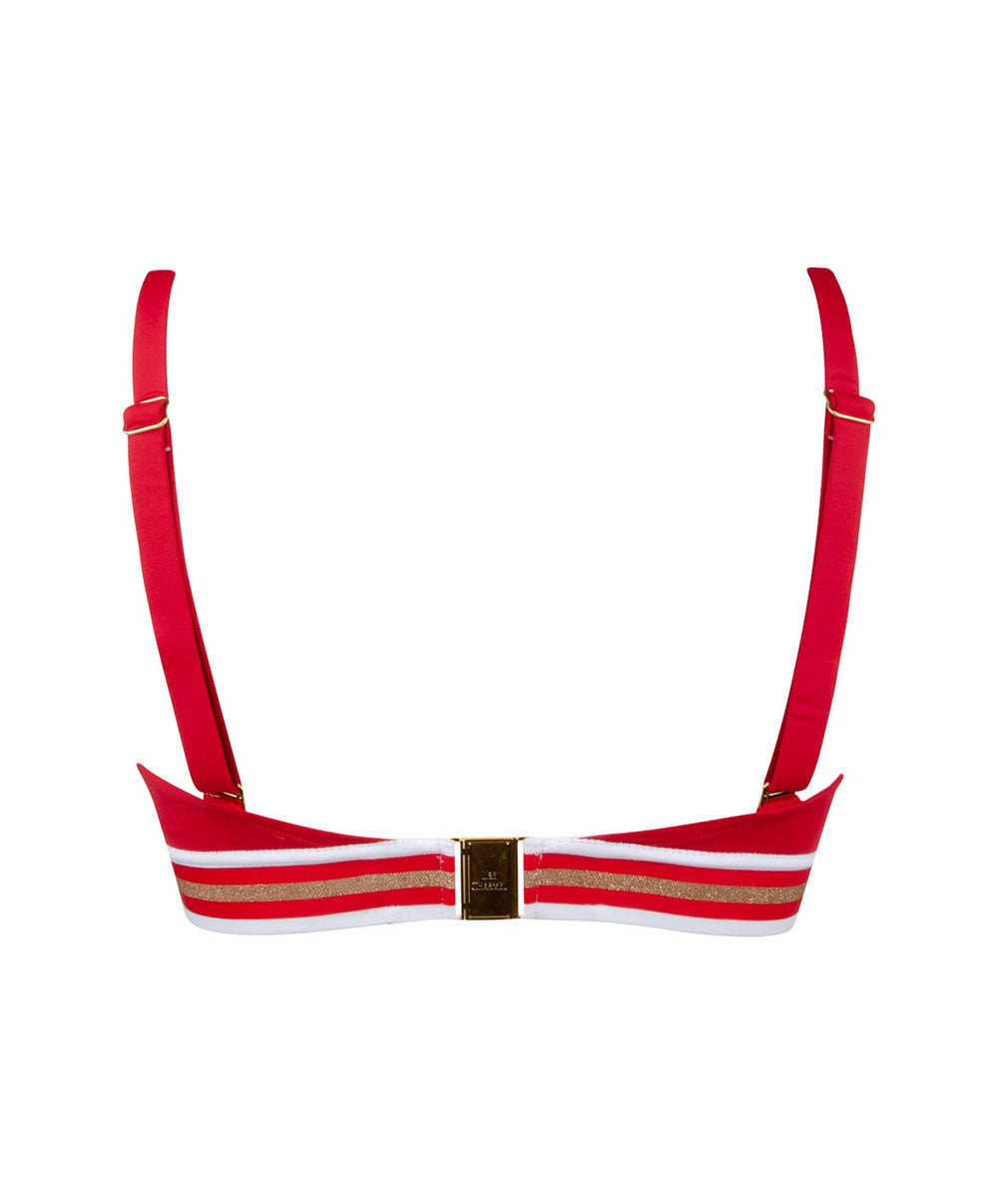 Maillot de bain brassière sans armatures Lise Charmel bain Énergie Nautique rouge flamme ABA2135-FN 10