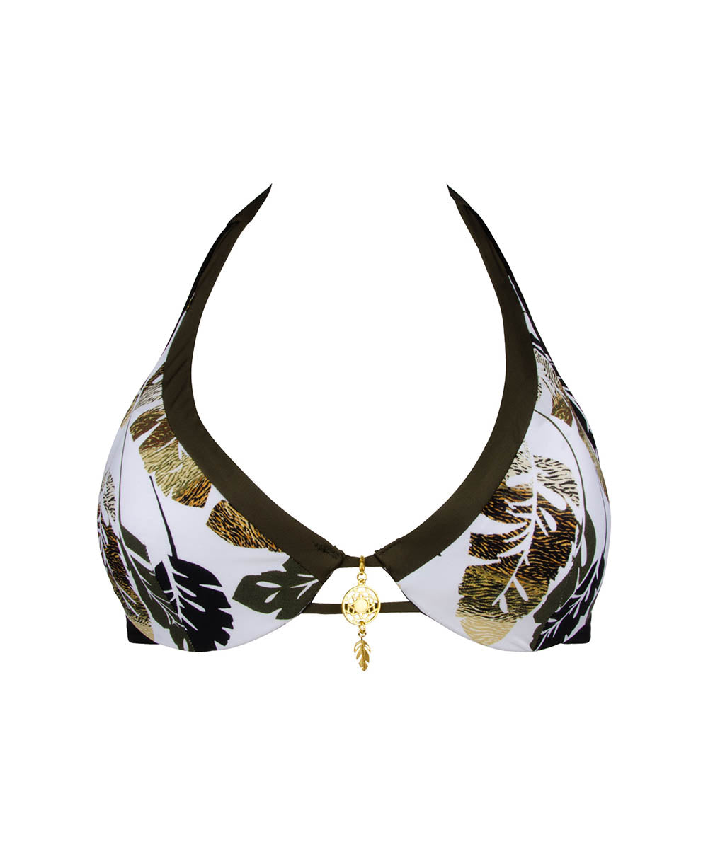 Haut de maillot de bain coque Lise Charmel bain Légèreté de plumes Nature ABB8052-PN