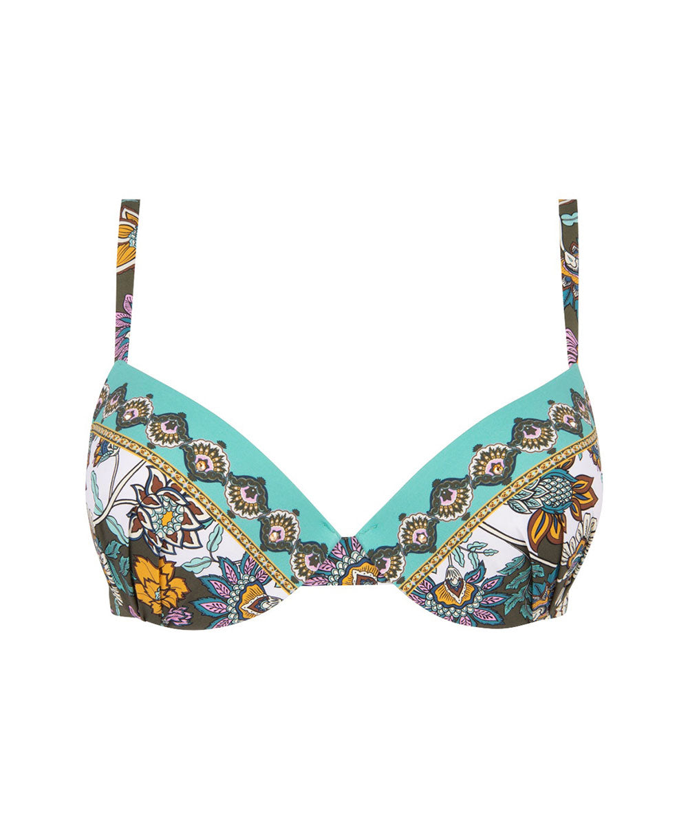 Maillot de bain coque moulé Lise Charmel bain Fleur Persane bronze ABB8567-BP