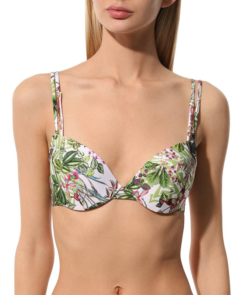 Soutien-gorge de bain coque effet push Lise Charmel bain Envolée Tropicale lumière ABB8573-LT