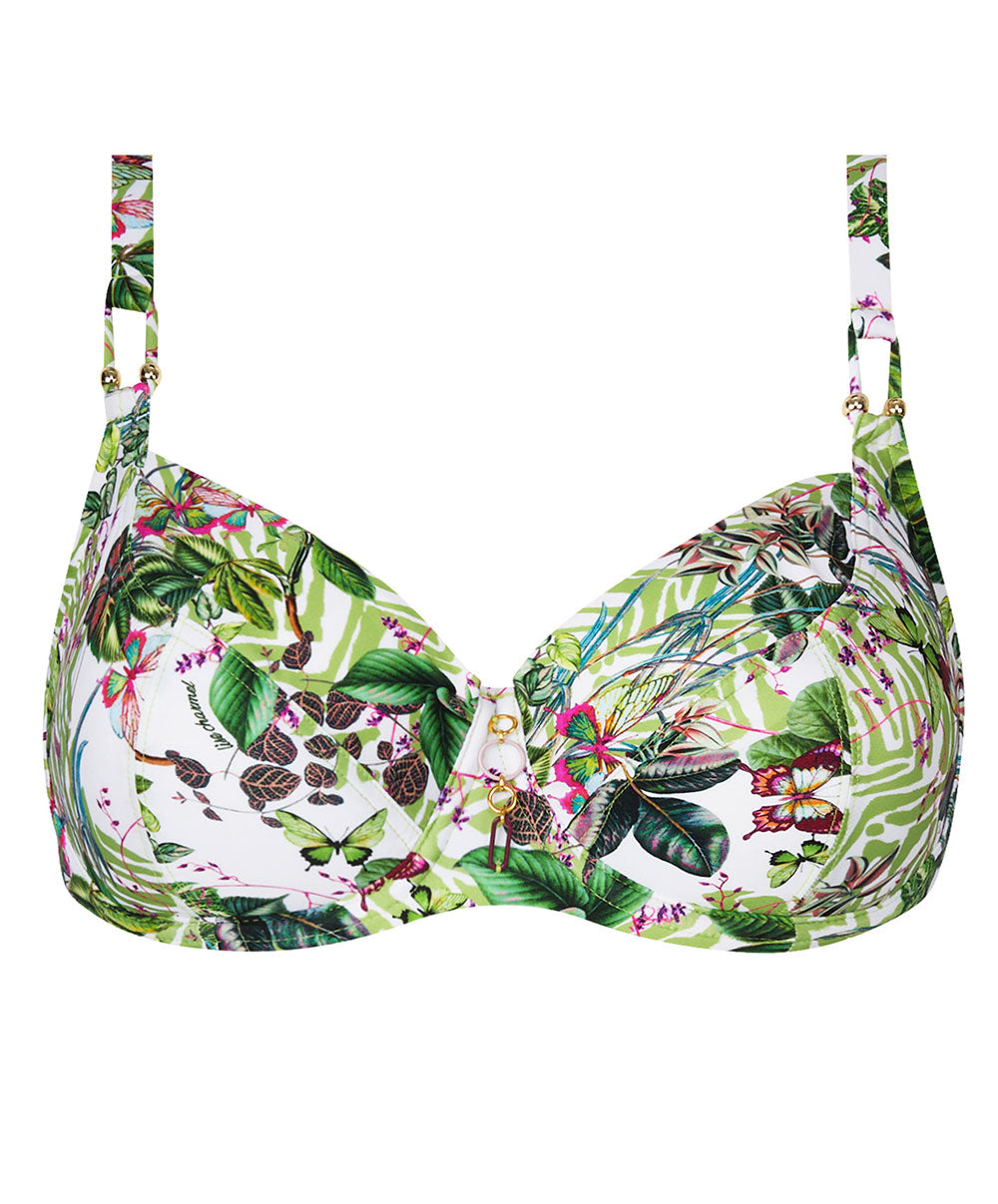 Maillot de bain corbeille bonnets profonds Lise Charmel bain Envolée Tropicale lumière ABB3573-LT