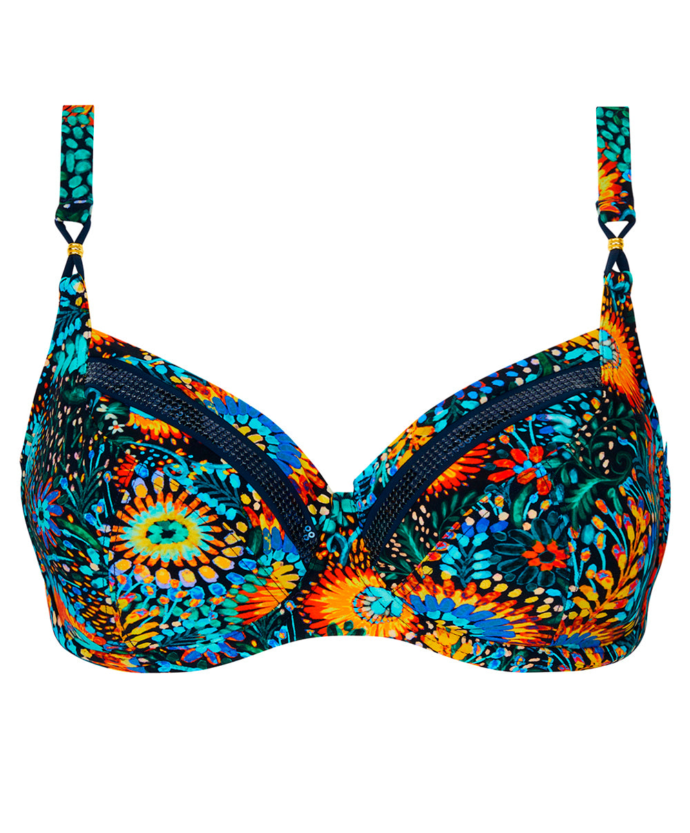 Maillot de bain corbeille bonnets profonds Lise Charmel bain Beauté Cosmique multicolore ABB3572-CC