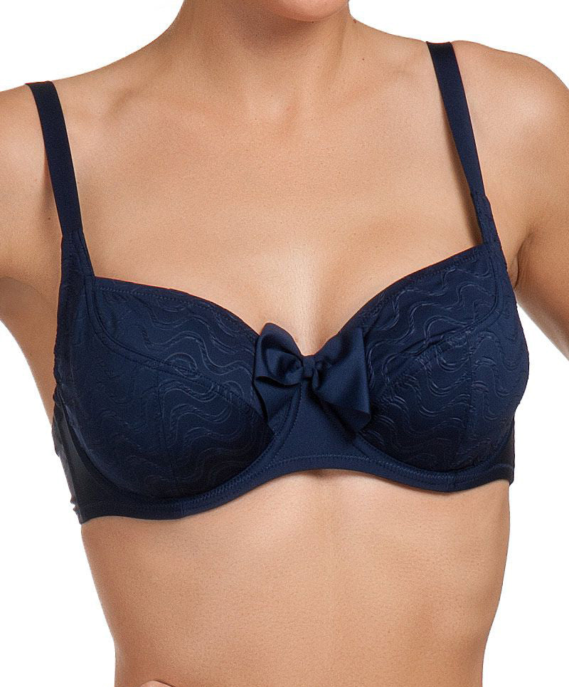 Maillot de bain corbeille fitting La Fashion Vague bleu Antigel de Lise Charmel FBA3517-VN