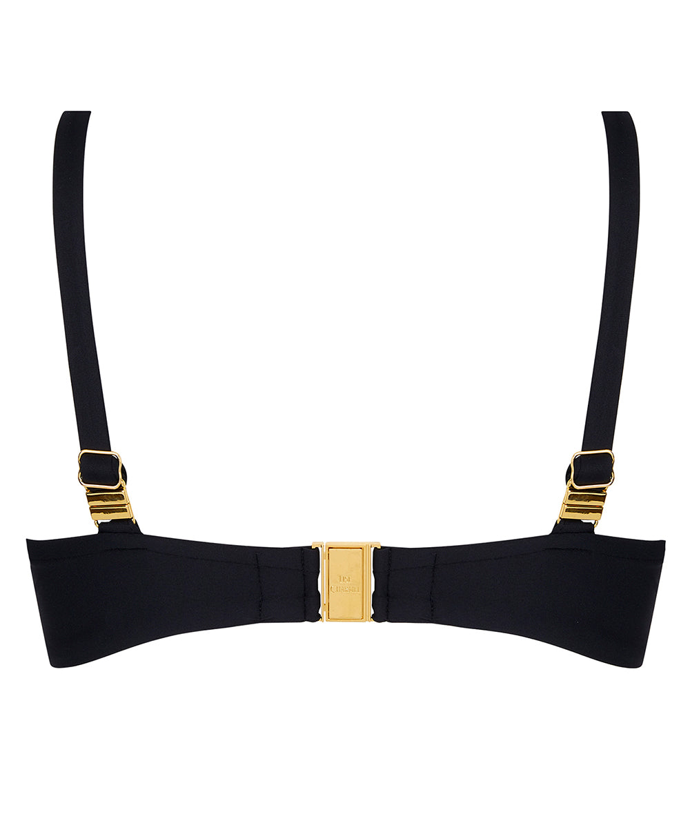 Haut de maillot de bain corbeille grande taille Lise Charmel bain Éclat Rock noir ABB3570-NO