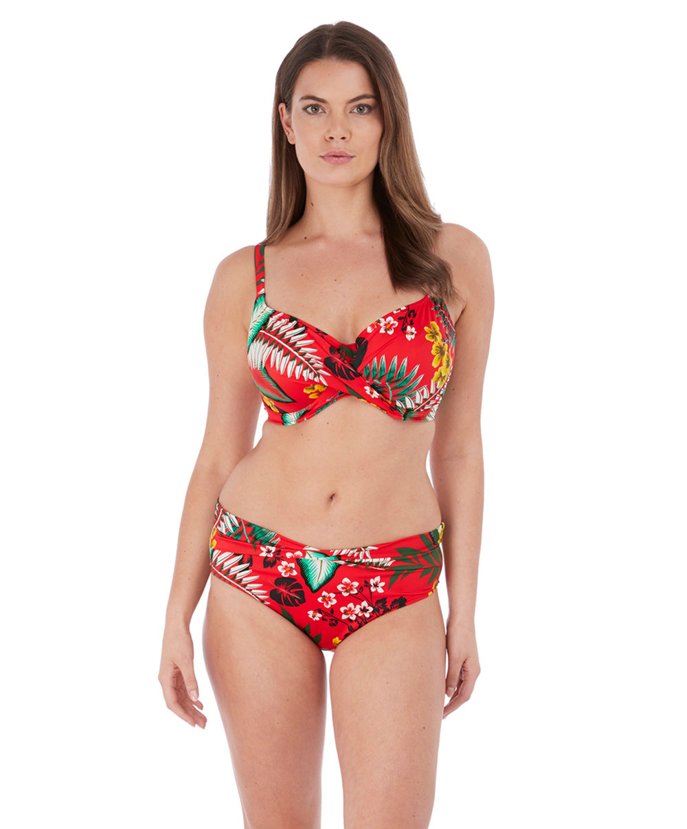 Maillot de bain couvrant à fronces avec armatures Fantasie swim Vilamoura lollipop FS6560-LOP